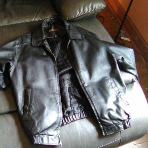 Leather jacket